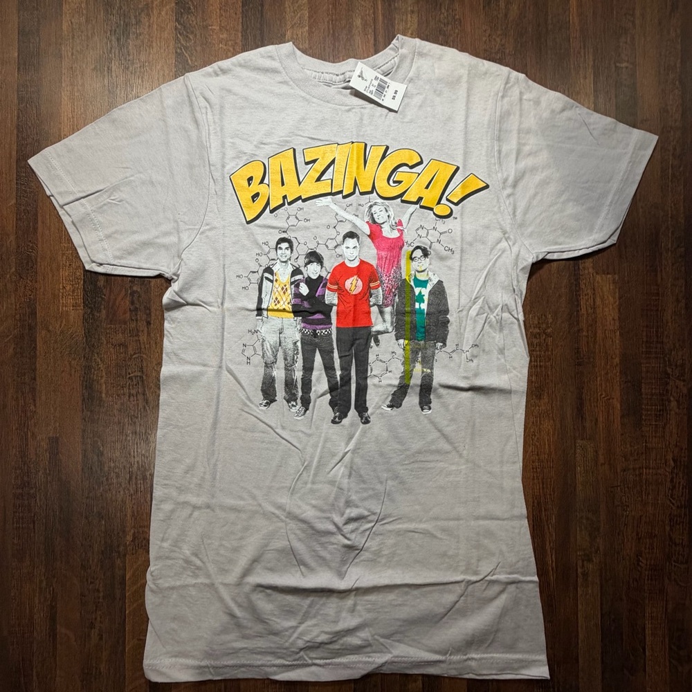 Ripple Junction Bazinga! Graphic Tee - Gray